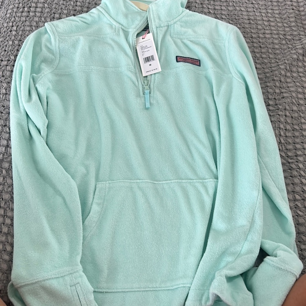 Vineyard Vines Terry towel relaxed shep shirt nwt size women’s medium